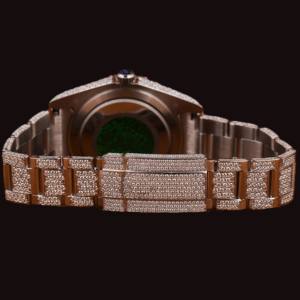 Custom Manufacturer Fully Iced Out Moissanite Bust down <b>Watch</b> Quartz Movement Luxury Hip Hop Style Luxurious Man's Made <b>Watch</b> - Product Image 2