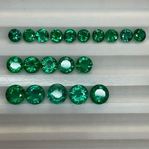 4มิลลิเมตรถึง6มิลลิเมตรรอบสอบเทียบที่มีคุณภาพดีแซมเบียมรกตจำนวนมากธรรมชาติพลอยวัสดุ100% สีธรรมชาติสีเขียวเข้ม - Product Image 2