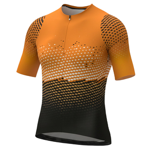 Cycling Jersey 160g Spandex Polyester Automated Cutting Seamless Heat-Transfer Printed Breathable Short Sleeve Men Top In-Stock - Product Image 4