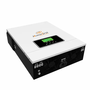 Inversor MuscleGrid True Offgrid de 3 KW sin Transformador, Compatible con Baterías de Litio (Blanco), Potencia Nominal de 5500W, Salida de CA Monofásica/Trifásica de 2KW - Product Image 1