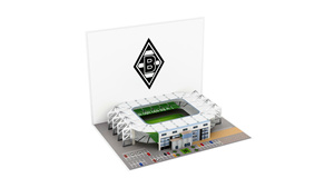 Borussia Mönchengladbach Stadium 3D Pop-Up Greeting Card Matte Varnish Digital Printing <b>Gift</b> - Product Image 3