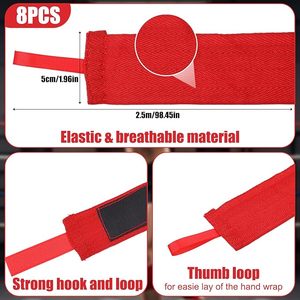 Bandes de maintien pour les mains de boxe pour enfants, en néoprène de haute qualité, support de poignet professionnel, protection pour la musculation - Product Image 3