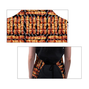 Wholesale Chef Kitchen Apron Adjustable Bib Cooking Workwear With Pockets Restaurant Hotel Food Service Kitchen Apron - Product Image 2