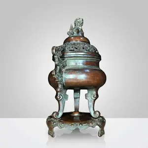 Brûleur d'encens Bakhoor traditionnel religieux et culturel pour copeaux d'Oud, 100% matière première naturelle, créant une ambiance aromatique indienne pour la maison - Product Image 2