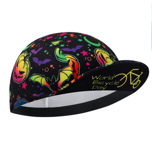 หมวกเบสบอลตาข่ายพิมพ์ลายโพลีเอสเตอร์ 100% พิมพ์ลายพลาสติซอลสำหรับปั่นจักรยาน หมวกปั่นจักรยานแบบ 3 แผง รับผลิตตามแบบ OEM พร้อมออกแบบโลโก้ - Product Image 1