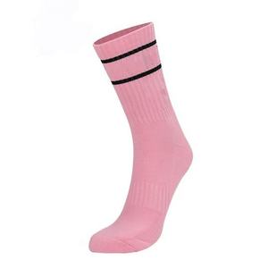 Chaussettes de sport respirantes à blocs de couleur en polyester/nylon tricoté fin pour adultes, idéales pour la course estivale - Product Image 4