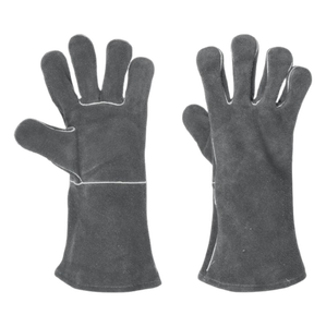 High Performance Cowhide Split Leather Welding <b>Gloves</b> Abrasion Resistant Heavy Duty Firefighting Construction BBQ <b>Gloves</b> - Product Image 5