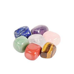 Ensemble de 7 pierres de chakra, pierres de méditation, ensemble de cristaux d'équilibrage pour la méditation, le Reiki et la guérison énergétique, ensemble cadeau spirituel écologique unisexe - Product Image 1