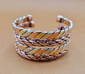 New Luxury Handmade Lightweight <b>Copper</b> <b>Bracelet</b> with Natural Color and Customizable Size - Product Image 1