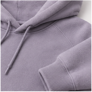 Customize Lavender <b>Grey</b> <b>Mens</b> Roomy Relaxed Pullover Hoodie Tonal Drawcord Kangaroo Pocket Cloud-Soft <b>Fleece</b> MHOOD-0027 - Product Image 4