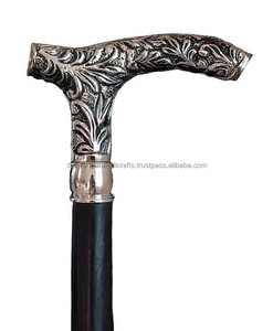 Bastón de madera de Venta caliente con nuevo diseño mango de latón bastón plegable para caminar bastones decorativos para caminar - Product Image 2