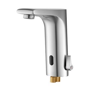 Rubinetto Automatico con Sensore di Movimento per Lavabo Bagno, Monocomando, Senza Contatto, Acqua Calda e Fredda Regolabile per Toilette - Product Image 1