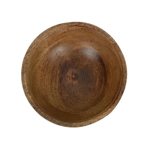 Tazón de Madera de Acacia Hecho a Mano, Acabado Natural, Diseño Wabi Sabi, Resistente al Calor, para Aperitivos, Frutas, Ensaladas, Fiestas, Sin Recubrimiento, Ecológico - Product Image 4