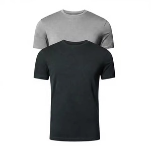 เสื้อยืดผู้ชายทรงคลาสสิค OEM ผ้าเจอร์ซีย์คอตตอน 100% ป้องกันการเป็นขุย สีพื้น สไตล์เรียบง่าย ใส่ได้ทุกฤดู - Product Image 3