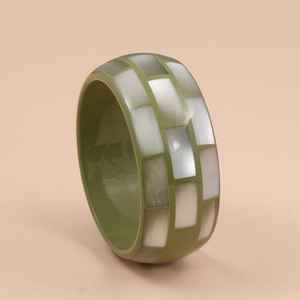 Gemelos y brazalete hechos a mano de resina de estilo Ángel Vintage para mujer, gemelos y brazaletes hechos a mano personalizados de alta gama de la India - Product Image 5