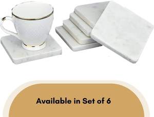 Posavasos de Mármol para Mesa de Comedor, Posavasos de Lujo Hechos a Mano, Vintage, para Té, Café, Cócteles, Decoración de Mesa - Product Image 5