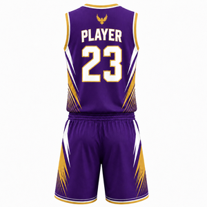 Premium Basketball Uniform Jersey <b>Shorts</b> Set Sublimation Custom Design Sportswear Breathable Fabric for Professional Teams - Product Image 3