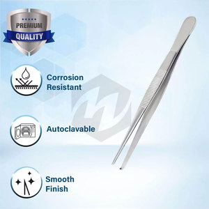 Pinzas de tejido de 5 pulgadas con dientes rectos, de acero inoxidable, para disección, instrumentos quirúrgicos médicos, para agarre y sujeción - Product Image 6