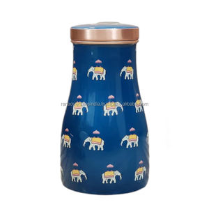Énorme demande Elephant Print Carafe à eau en cuivre pur Augmentez votre consommation d'eau et profitez d'avantages immédiats pour la santé - Product Image 4