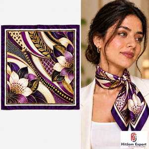 High Grade Printed <b>Scarf</b> Fabric Manufacturer OEM ODM White Label Service Custom Made Low MOQ Bulk - Product Image 5