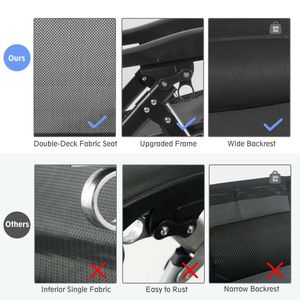 Sdraio da Esterno Extra Large Resistente con Portabicchieri, Lettino Prendisole di Qualità Premium - Product Image 6