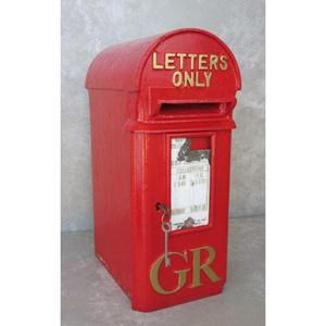 Boîte aux lettres décorative personnalisable avec emblème doré ER Crown pour décoration de mariage, fournitures de gestion d'événements sur mesure - Product Image 2