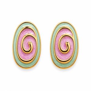 Pendientes de Perlas Vintage para Mujeres y Niñas, Diseño en Espiral Antideslustre, Joyería Ligera - Product Image 2