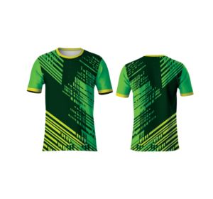 Custom Print Sublimation 100% Polyester Jersey T-Shirt Lightweight Breathable Quick Dry Suitable for Sports Wear Casual Daily - Product Image 1