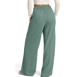 New Design Women's Fleece Sweat Pants 100% Cotton Eco-Friendly Windproof Outdoor Use Casual Best Quality - Product Image 4
