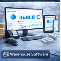 Logiciel de gestion d'entrepôt avancé Wise Hustlers, version Internet MAC, traitement des données à haute vitesse, suivi des entrées/sorties en stock