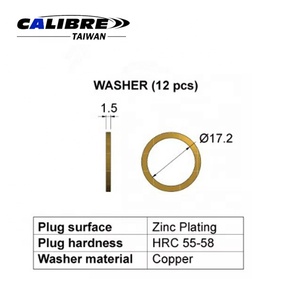 TAIWAN CALIBRE M17 X P1.5 Bouchon de vidange d'huile Filetage et Kit de réparation de robinet, Kit de réparation de bouchon de vidange d'huile - Product Image 6