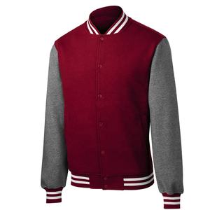 Chaquetas Varsity de satén 100% poliéster con forro polar de alta calidad y parches de chenilla personalizados para hombre - Product Image 3