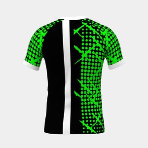 <b>Custom</b> <b>Design</b> Unisex Short Sleeve Rash Guard Anti-UV Breathable <b>Compression</b> 220g Gym Training Sportswear T-<b>Shirt</b> - Product Image 2