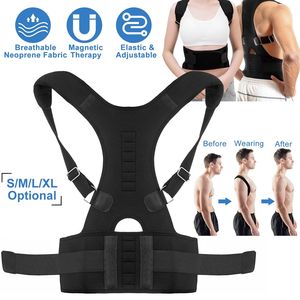 Supporto Lombare Magnetico Regolabile Unisex, Correttore di Postura per Schiena Superiore, Clavicola e Spalle, Dispositivo di Correzione e Trazione - Product Image 2