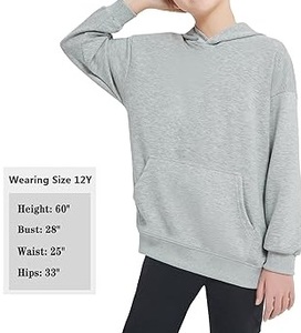 New Custom 100% Cotton Good Quality Streetwear Clothing Casual Kids Zipper Hoodies Baby Girl Children Plain Blank Zipper Hooded - Product Image 3