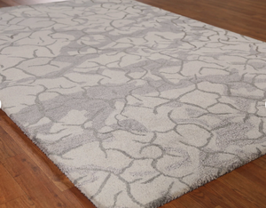 Alfombras de Lana Hechas a Mano con Diseño Geométrico Moderno, Ecológicas, Antideslizantes, Acolchadas, de Pelo Medio, Tamaño Personalizado, para el Hogar o para Rezar - Product Image 1