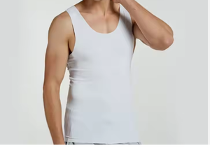 Débardeurs et T-shirts sans manches pour hommes, ajustés, en modal, pour le sport, les loisirs, la gym et comme sous-vêtements basiques ou décontractés - Product Image 3