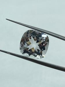 Top Quality White <b>Colour</b> Natural White Topaz Loose Gemstone <b>Cushion</b> Cut 27.00CTS 14mm For Jewelry Making - Product Image 6