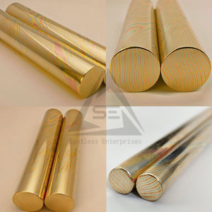 Jewelry Making New Style Mokume Round <b>Bars</b> Customized Color & Size Hot Sale Mokume Round <b>Bars</b> - Product Image 4