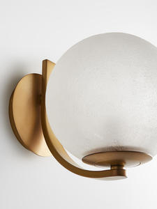 Lámpara de Pared Moderna de Latón Antiguo con Forma Irregular, Metal Duradero, Fácil Instalación, para Iluminación de Cabecera, Decoración Interior Moderna - Product Image 5