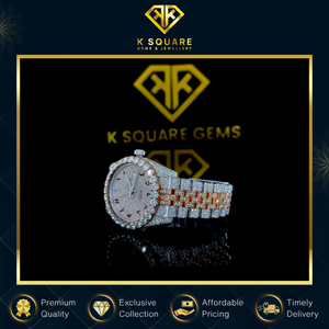 Reloj de Pulsera de Lujo con Movimiento Automático de Primera Calidad, Resistente al Agua, con Diamantes Moissanite VVS y Correa de Acero Inoxidable - Product Image 4