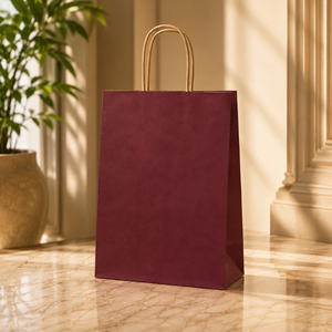 Bolsa de Papel Ecológica Personalizada con Impresión de Logotipo |   Bolsa de Embalaje para Boutique con Asas Resistentes para Promoción de Marca, Uso Diario - Product Image 2
