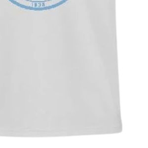 เสื้อยืดแขนสั้นลายกราฟิกสีเทาอ่อนสำหรับวัยรุ่น คอกลมพิมพ์ลายวงกลมสีน้ำเงิน เสื้อยืดลำลองน้ำหนักเบาสำหรับทุกวัน - Product Image 5