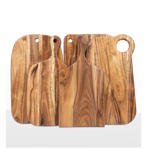 Planche à découper carrée en bois d'acacia au design moderne de haute qualité Utilisation de produits de qualité naturelle pour l'hôtel et le restaurant à domicile - Product Image 3