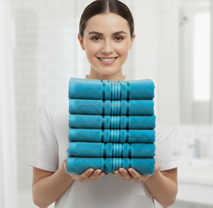 Serviettes de toilette de luxe 400 GSM en gros – Extra absorbantes et douces – Impression personnalisée OEM disponible - Product Image 4