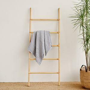 Rattan blanket display <b>ladders</b> top selling natural towel hanging rack decorative <b>ladders</b> cheap price - Product Image 6