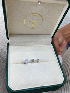 Pendientes de Diamantes Creados en Laboratorio con Certificación IGI, Oro Sólido de 10k, 14k, 18k, Diseño de Gota, Hechos a Mano en Oro Amarillo, Rosa y Blanco, Piezas de Joyería - Product Image 4