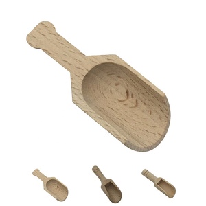Natural Wooden Country Design Eco-Friendly Scoop for Rice Coffee Tea Flour Grain Salt Spice <b>Measuring</b> Kitchen Serving <b>Spoon</b> - Product Image 1