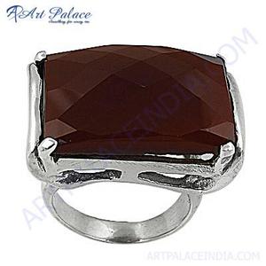 For GIA Certified Hot Red Onyx Gemstone <b>Set</b> in 925 <b>Silver</b> & Gold Plated Fine Fashion Jewelry <b>Ring</b> for Weddings & Engagements - Product Image 1