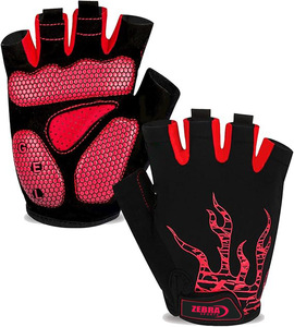Guantes de Ciclismo de Invierno Unisex de Cuero y Poliéster, Transpirables, con Malla, Dedos Completos, para Ciclismo, Levantamiento de Pesas, Gimnasio y Actividades al Aire Libre - Product Image 2